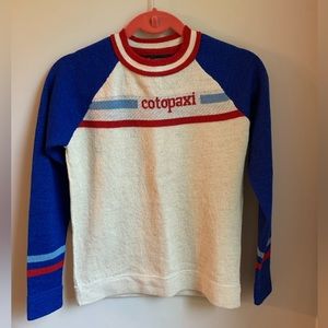 Cotopaxi 100% cashllama  sweater